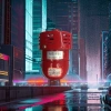 Red alarm, iron shell waterproof sound and light alarm, home and shop anti-theft emergency warning Application Scenario